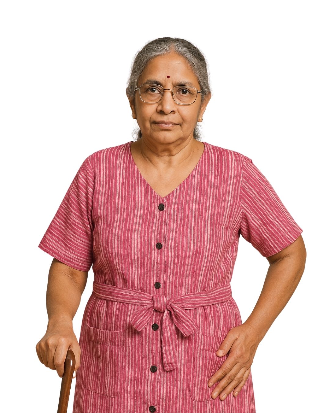 Spandana - Full Front Open Dress