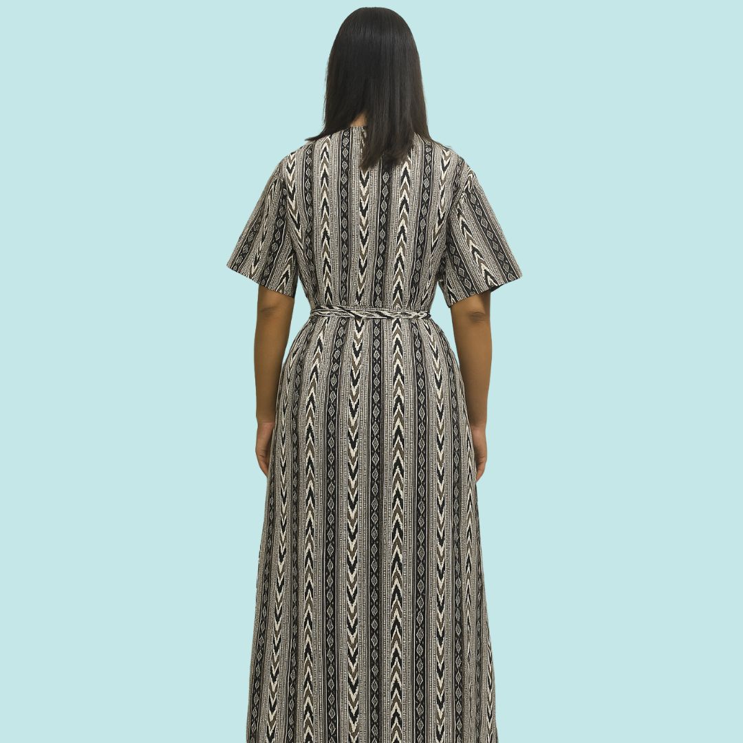 Kunja Front Open Dress