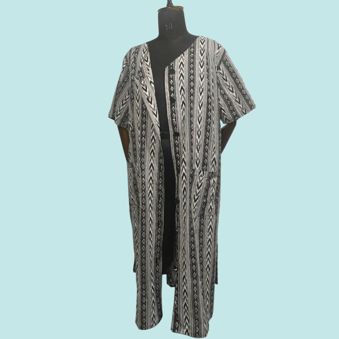 Kunja Front Open Dress