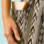 Zyenika Kunja Front Open Model Pocket Close Up