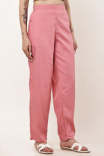 Zye No Bend Onion Pink Pant For Women - Image 4