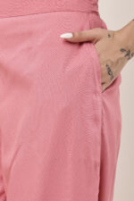 Zye No Bend Onion Pink Pant For Women - Image 5