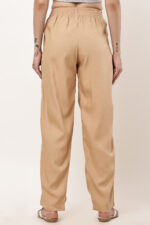 Zye No Bend Sand Khaki Pant For Women - Image 7