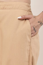 Zye No Bend Sand Khaki Pant For Women - Image 3