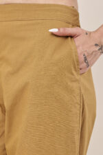 Zye No Bend Mustard Yellow Pant For Women - Image 5
